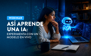Evento: Webinar Así aprende una IA: experimenta con un modelo en vivo