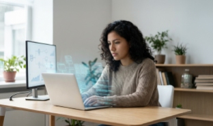 Estudiante de la carrera de Administración de Empresas